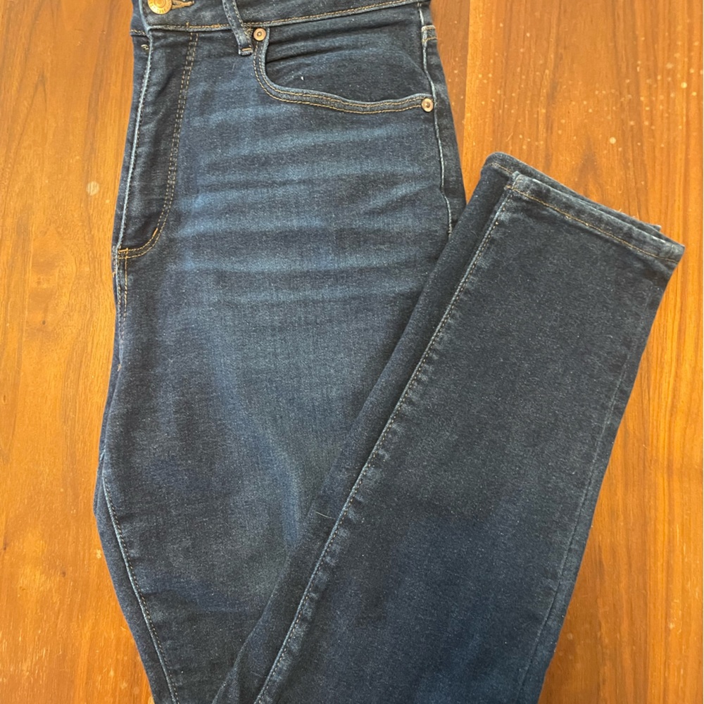 Loft high rise straight leg jeans